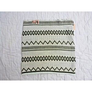 Kari Traa Rose Tube Neck Gaiter, 100% wool, Green with Pink Logo, Excellent